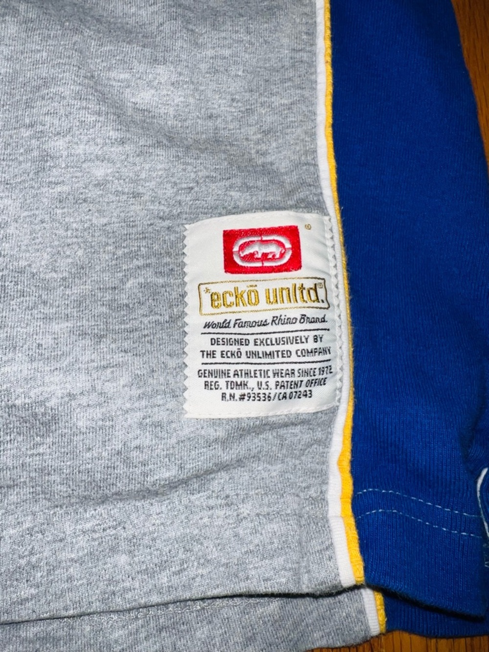 Vintage Y2K Ecko Unltd Men’s XXL Gray T-Shirt 72 Jersey Streetwear Skater Sport - Picture 6 of 10